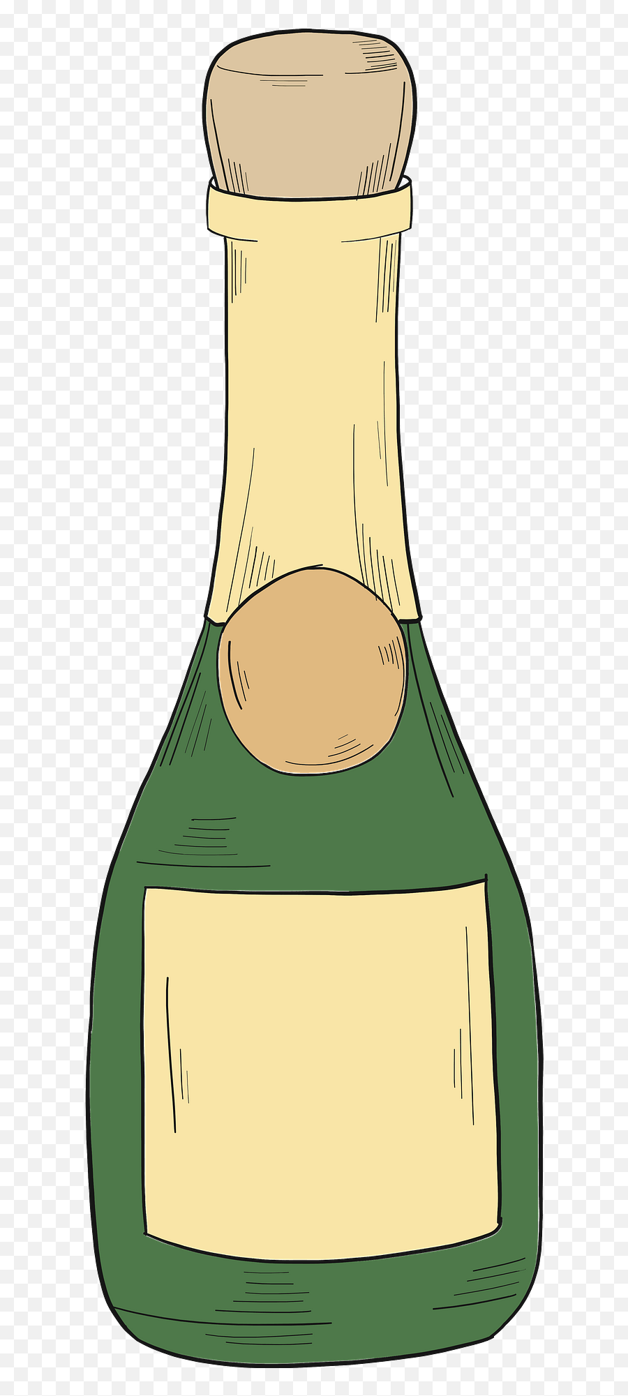 Champagne Bottle Clipart - Bottle Stopper Saver Emoji,Champagne Bottle Clipart