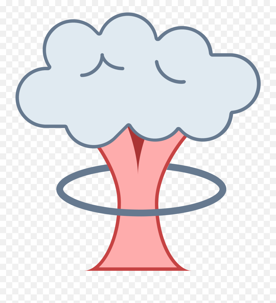 Mushroom Cloud Icon - Mushroom Cloud Clipart Full Size Imac Office Icon Visualpharm Clipart Emoji,Mushroom Cloud Png