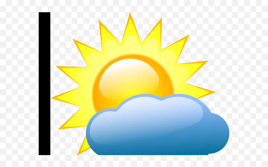 Agronomic Crops Network - Partly Cloudy Clip Art Weather Clipart Sun Emoji,Crops Clipart