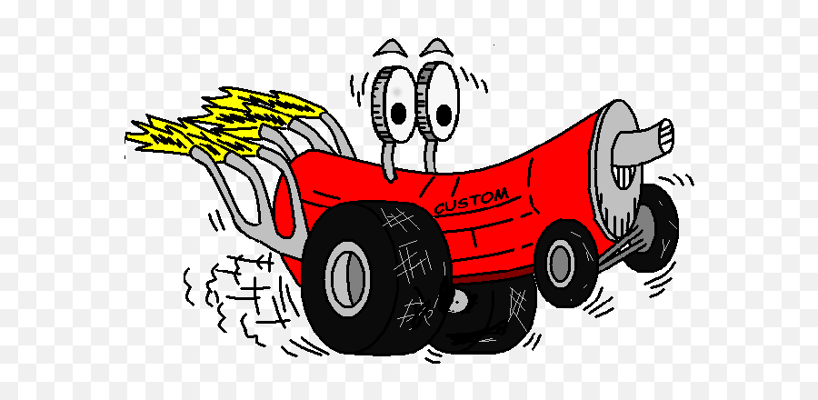 Exhaust Header Cartoon Car - Exhaust Header Cartoon Car Emoji,Header Clipart