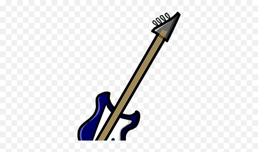 Blue Electric Bass Emoji,Bass Png