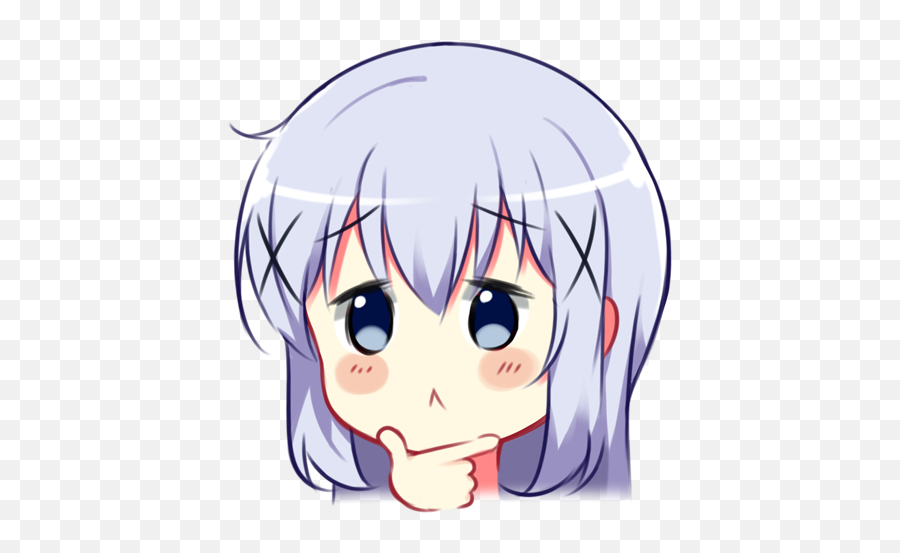 Anime Thinking Emoji Discord - 10lilian,Think Emoji Png