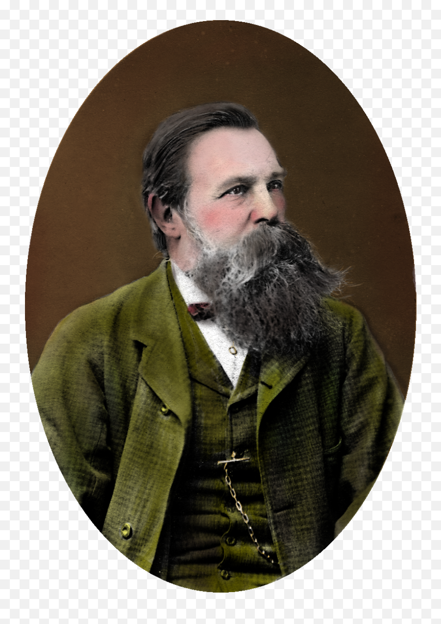 Filefriedrich Engels Colored Portraitpng - Wikimedia Commons Emoji,Headshot Png