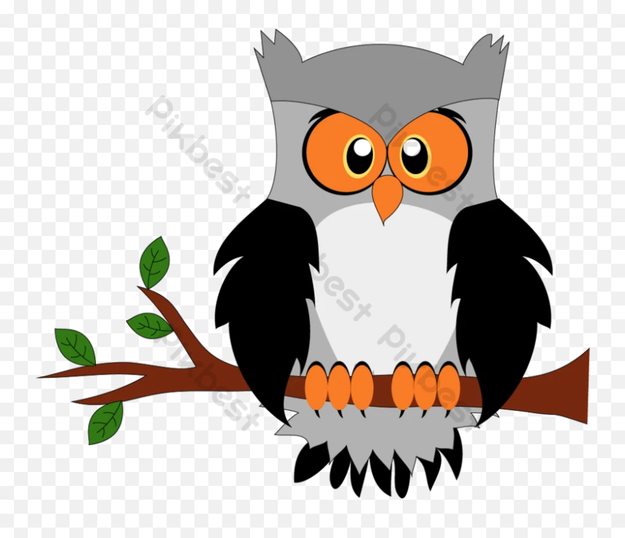 Owl Cartoon Png Emoji,Cute Owl Halloween Clipart