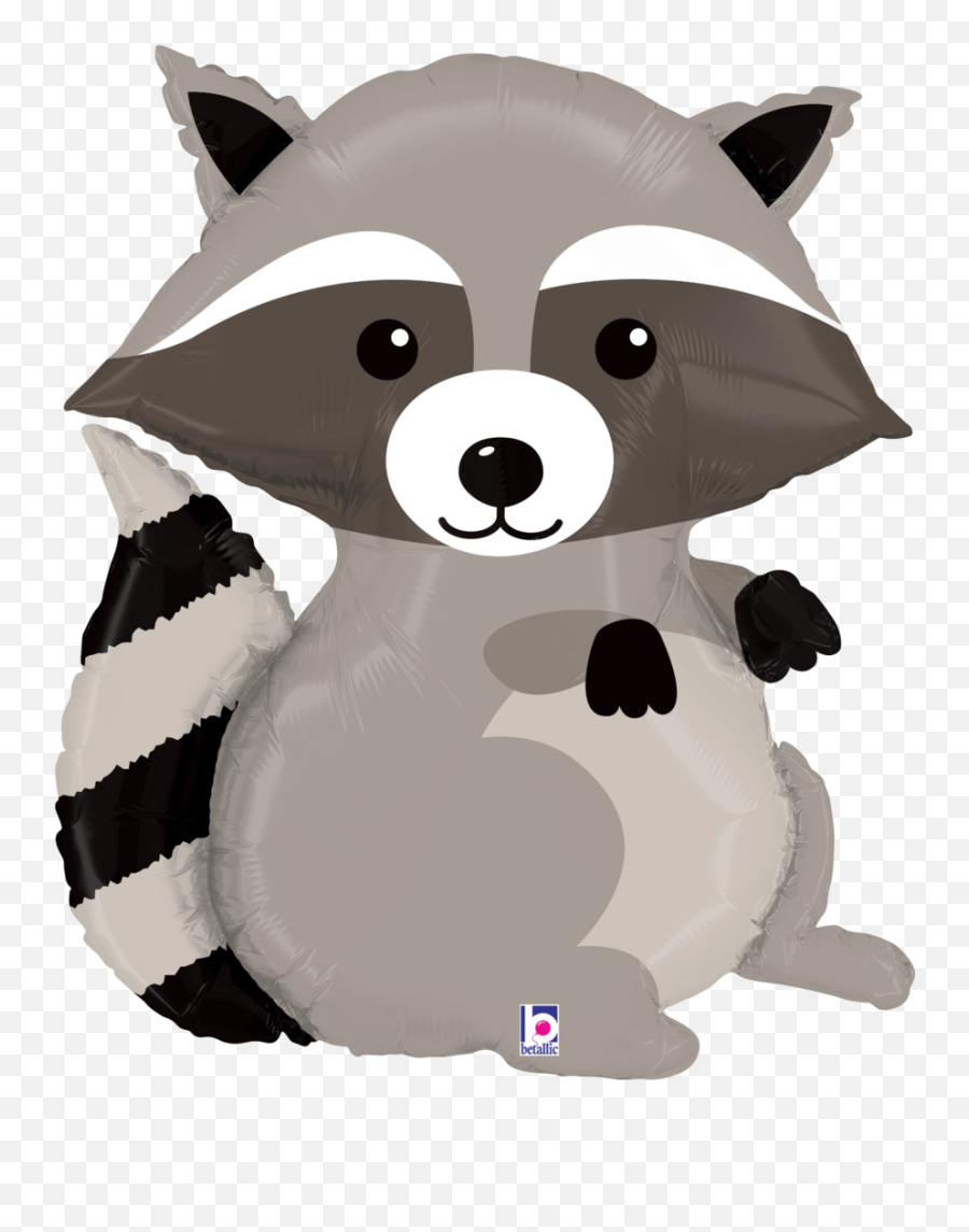 Woodland Raccoon 36u2033 Balloon Emoji,Raccoon Transparent