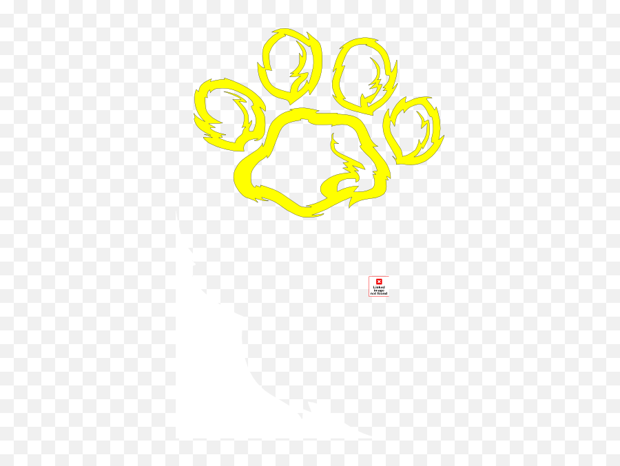 Wildcat Paw Yellow Clip Art At Clkercom - Vector Clip Art Emoji,Wildcat Paw Clipart
