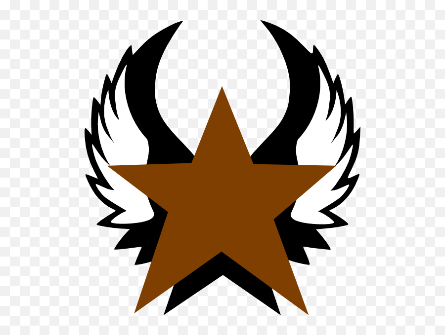 Gold Star At Vector Transparent Image - Star Bird Emoji,Gold Star Png