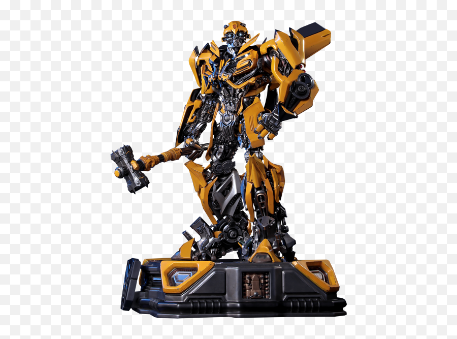 Hd Transformers Bumblebee Statue By - Transformer 5 Bumblebee Drawing Emoji,Bumblebee Png