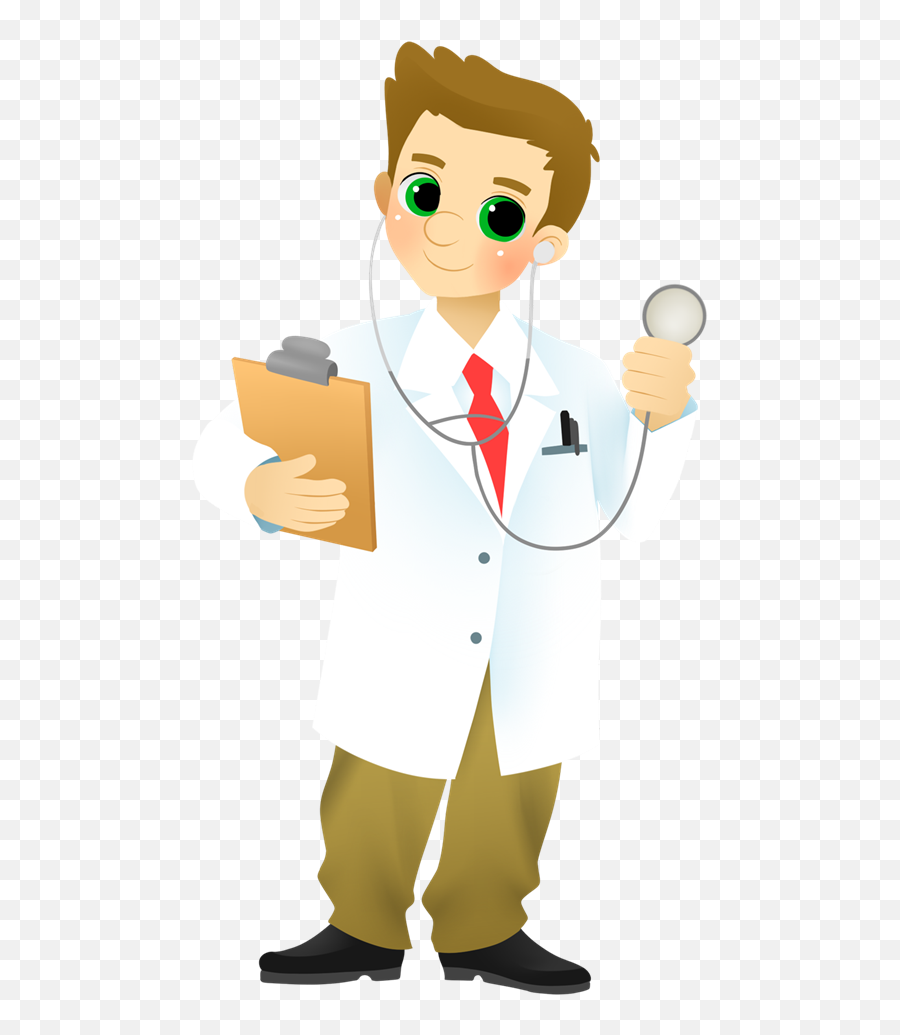 Download Doctor Clipart Png - Clipart Doctor With Clipboard Emoji,Doctor Clipart