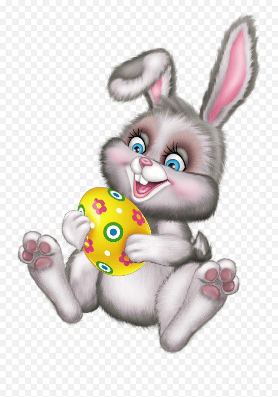 Hd Easter Bunny Png Transparent Png - Cute Clipart Easter Bunny Emoji,Easter Bunny Png