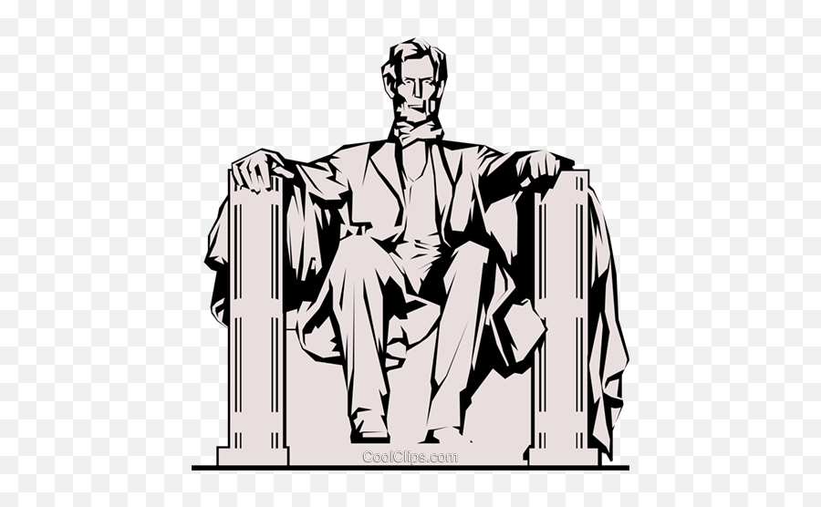 Lincoln Memorial Royalty Free Vector - Vector Lincoln Memorial Clipart Emoji,Abraham Lincoln Clipart