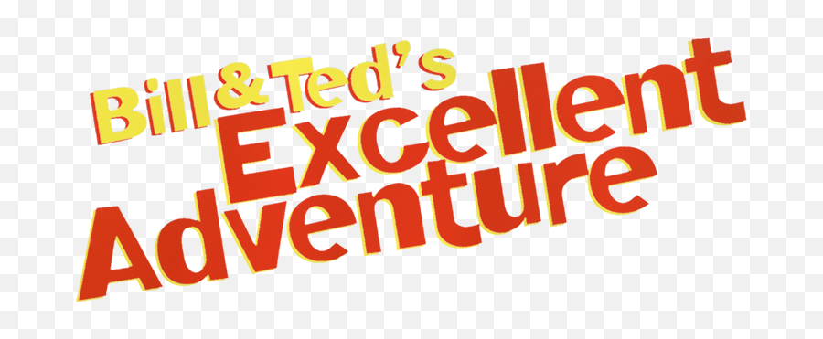 Bill And Teds Excellent Adventure Logo - Bill And Ted Text Emoji,Ted Logo