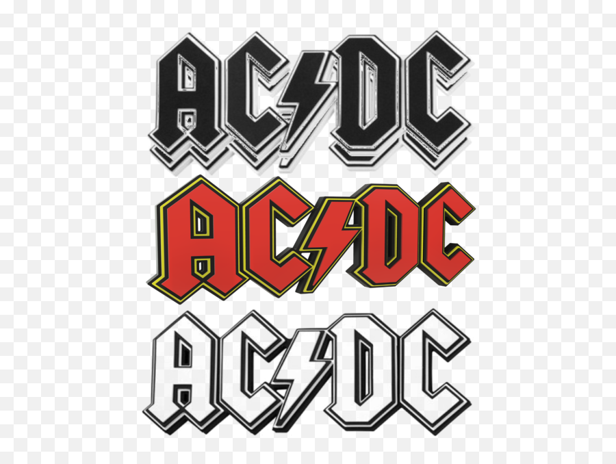 Acdc Toppers - Acdc Coloring Pages Emoji,Acdc Logo