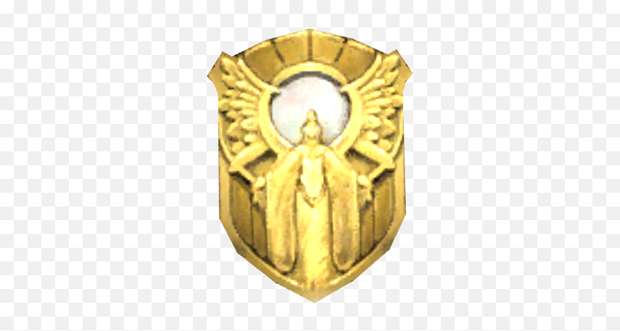 Download Ffxi Shield 39 - Fantasy Golden Shield Emoji,Gold Shield Png