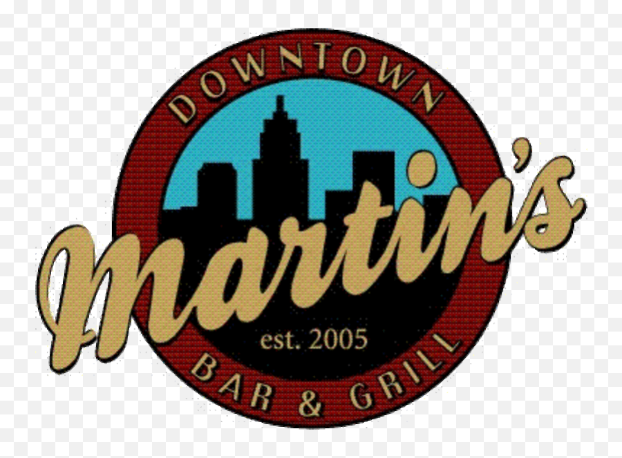 Downtown Bar Grill - Downtown Emoji,Martins Logo