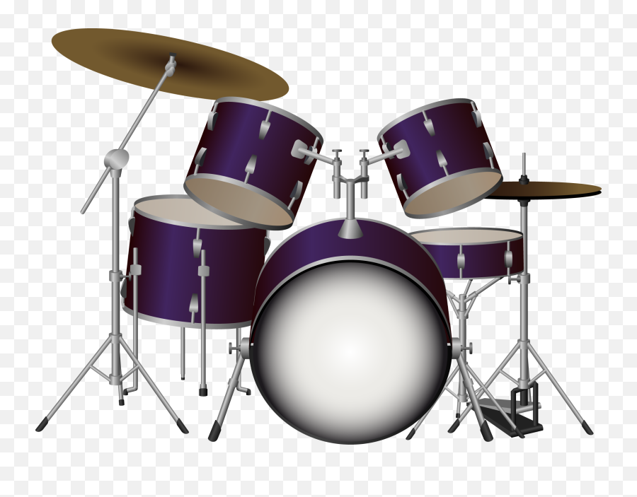 Download Hd Free Png Download Drums Kit - Drum Set Png Emoji,Drum Set Clipart
