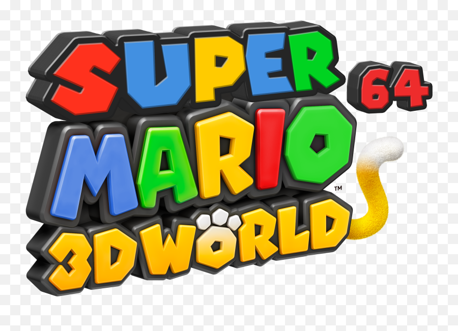 Super Mario 64 3d World Emoji,Nintendo 64 Logo