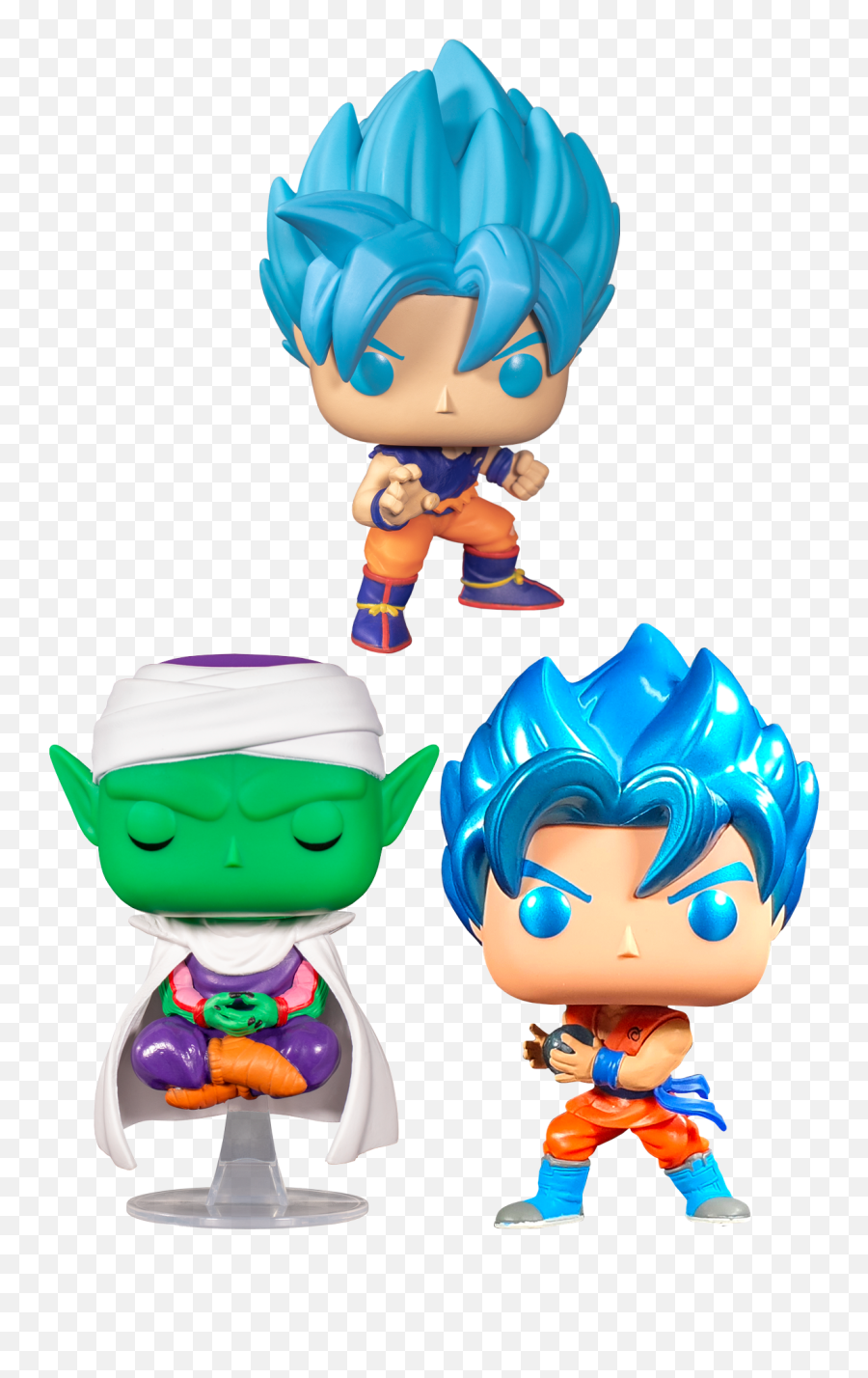 Funko Pop Dragon Ball Super - Ssgss Goku Kamehameha Bundle Set Of 3 Ssgss Goku Funko Pop Emoji,Kamehameha Png