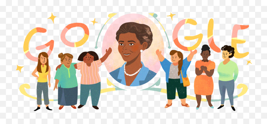 Laudelina De Campos Melo Google Celebrates Afro - Brazilian Emoji,Happy Birthday Friend Clipart