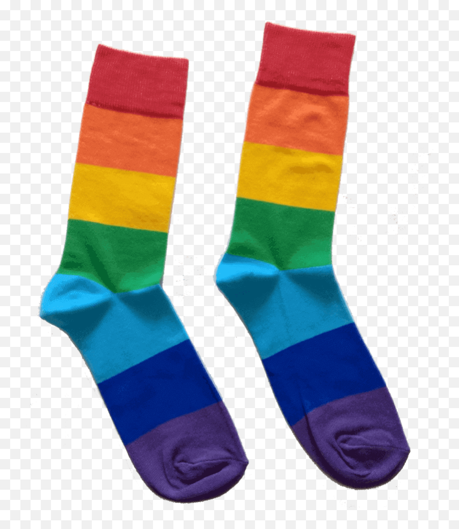 Rainbow - Socksprideandprejudicesocks Booksom Emoji,Transparent Socks