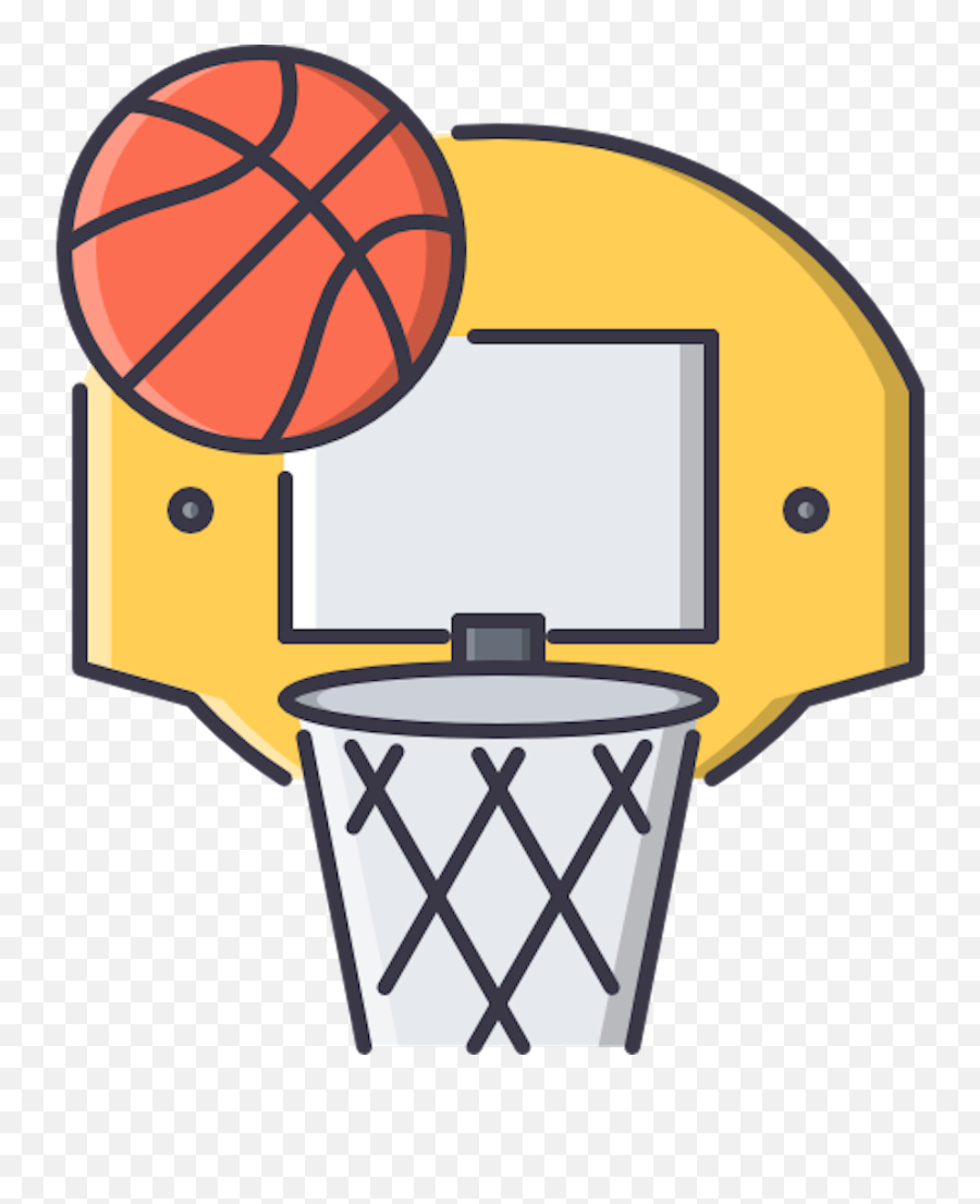 Library Of Basketball Hoop Png Free Library Free Png Files - Basketball Rim Emoji,Basketball Hoop Clipart