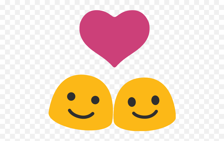 Couple With Heart Emoji - Couple With Heart Emoji 512x512,Yellow Heart Emoji Png