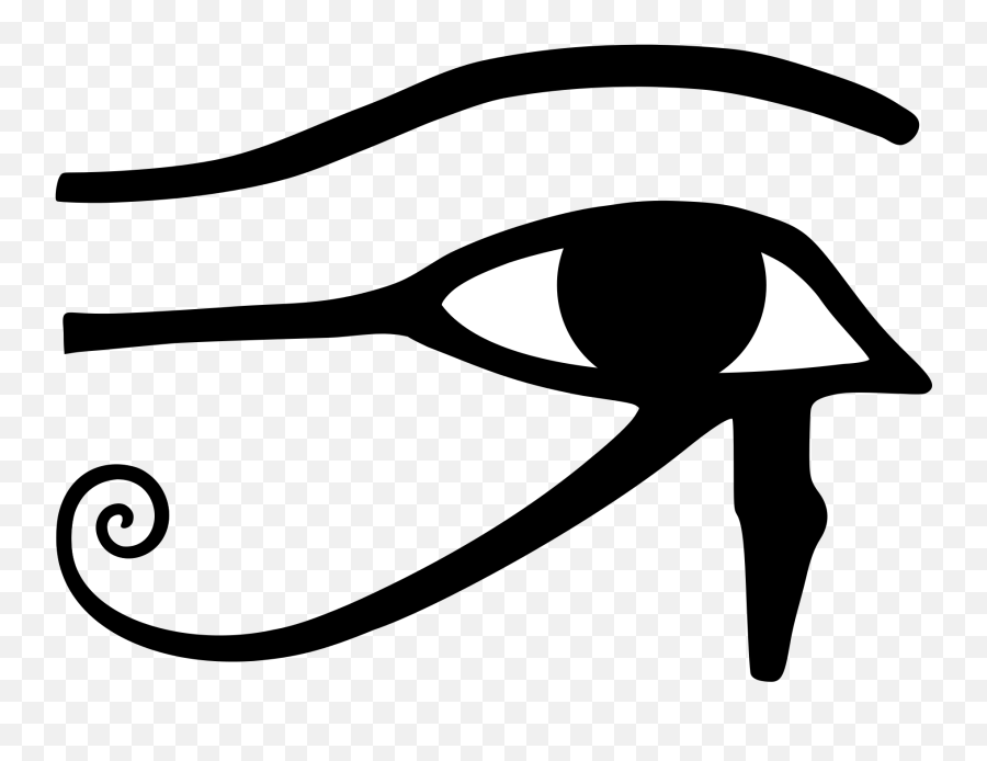 Eye Clipart Book - Horus Eye Transparent Cartoon Jingfm Eye Of Horus Svg Emoji,Eye Clipart
