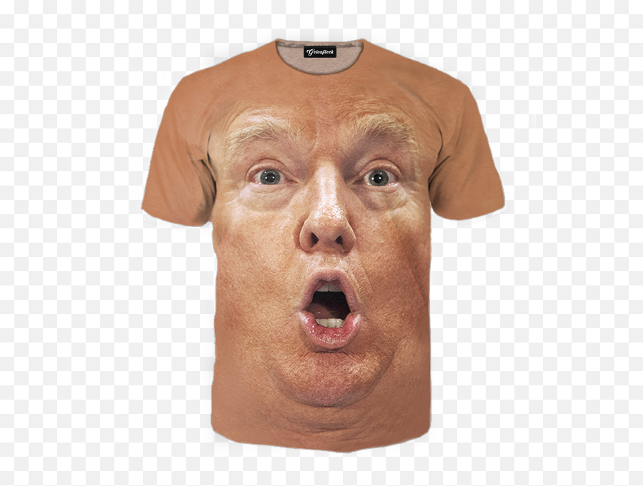 Download Donald Trump Face Tee All Over - Face Mask Bathing Suit Emoji,Trump Face Png