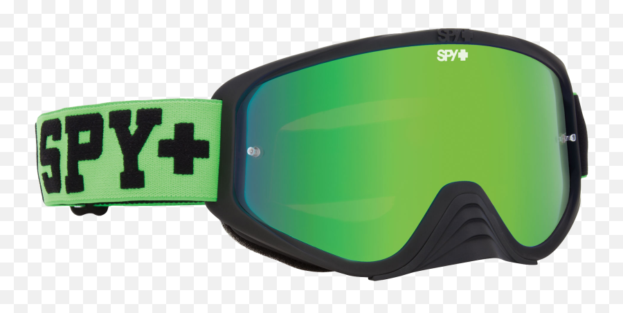 Woot Race Goggles - Motocross Ready With Nose Guard Spy Optic Spy Mx Woot Goggles Emoji,Green Smoke Png