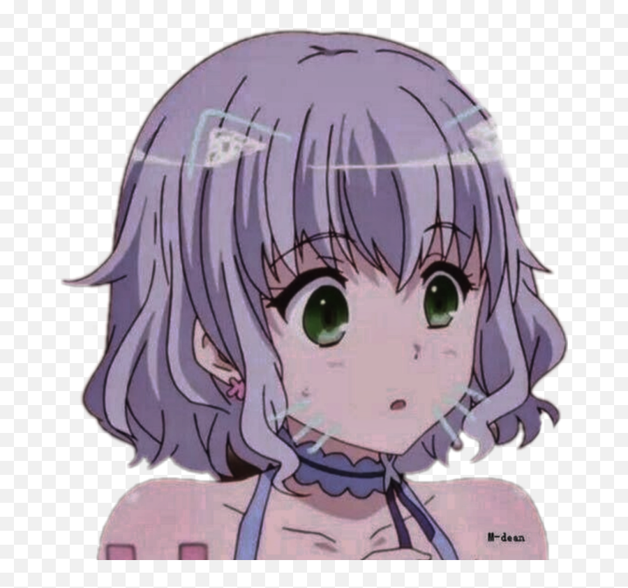 Aesthetic Anime Girl Png Transparent - Aesthetic Anime Girl Emoji,Anime Girl Png