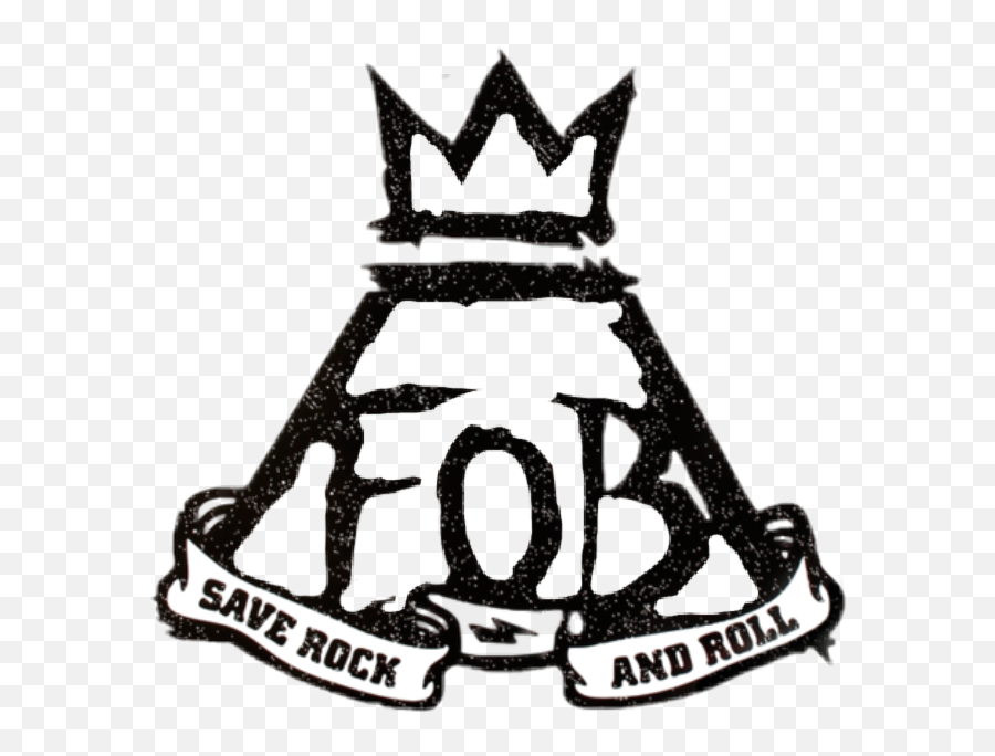 Fall Out Boy Save Rock And Roll Logo Clipart - Full Size Symbol Fall Out Boy Logo Emoji,Fall Logo
