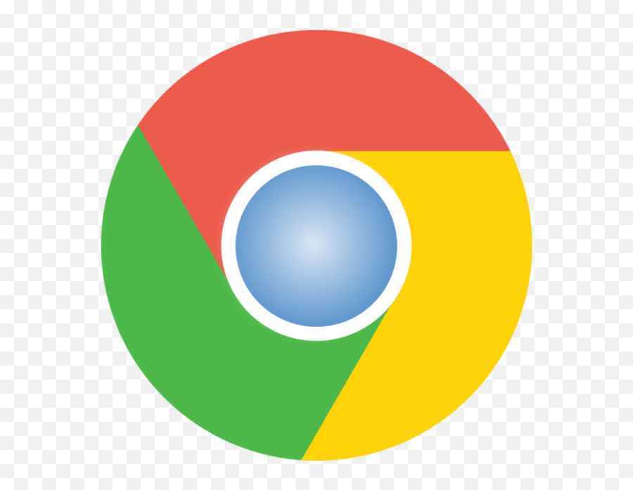 Google Chrome Logo In Png Format - Chrome Logo Png Emoji,Google Chrome Logo