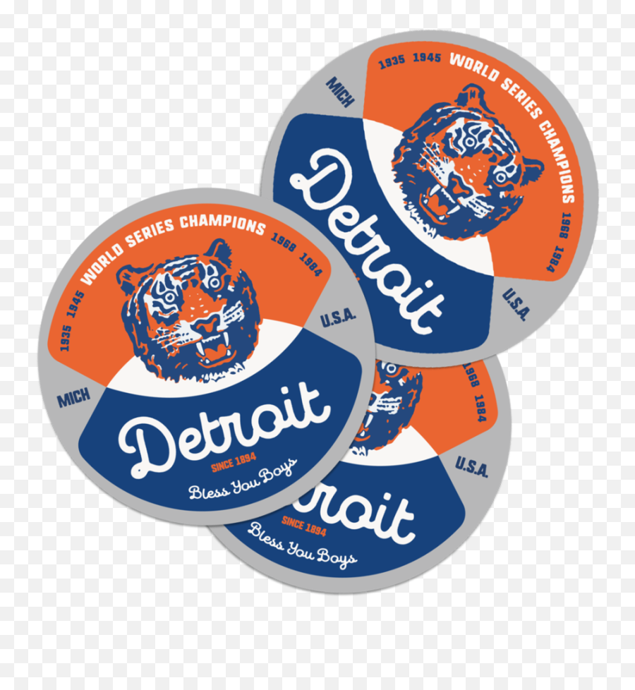 Detroit Tigers Coasters Brownlee Press Emoji,Detroit Tigers Logo
