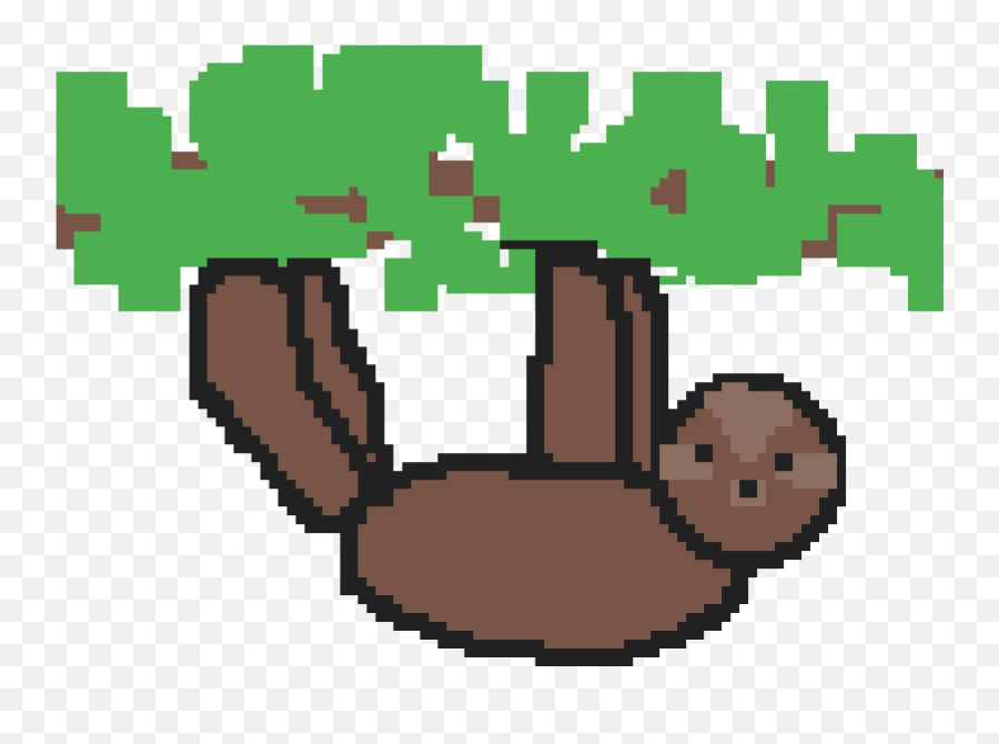 Sloth Clipart - Tree Emoji,Sloth Clipart