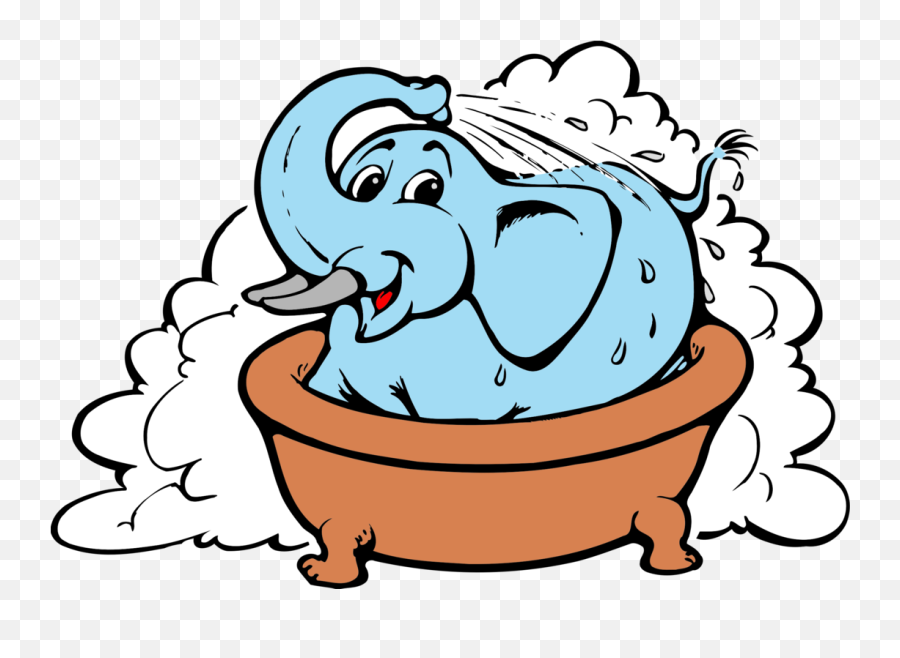 Line Artheadart Png Clipart - Royalty Free Svg Png Washing An Elephant Clipart Emoji,Rubber Ducky Clipart