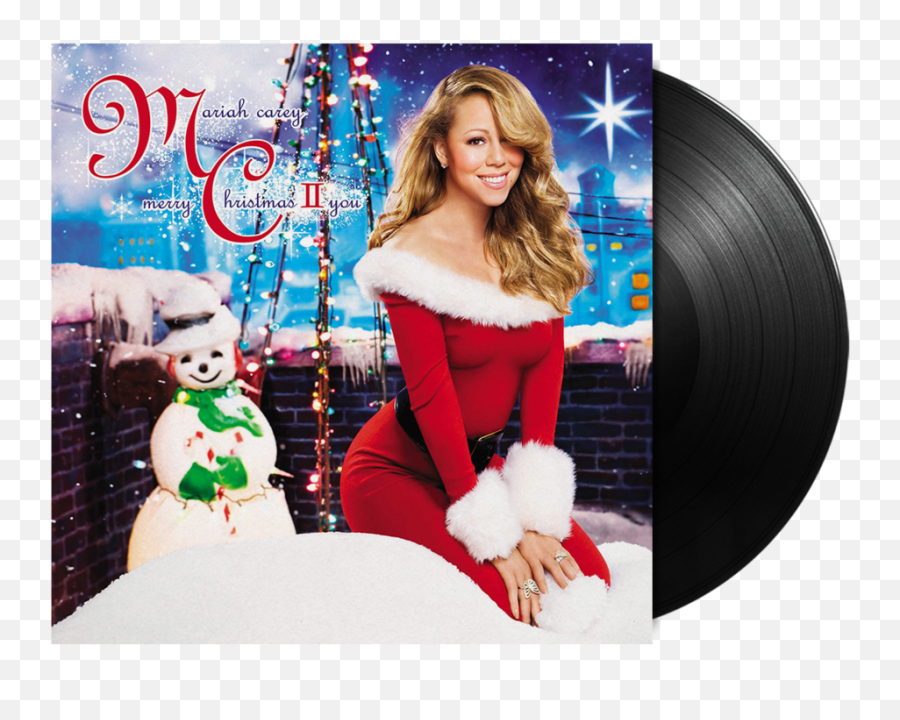 Mariah Carey Merry Christmas Ii You Lp - Mariah Carey Merry Christmas Ii You Album Cover Emoji,Merry Christmas Transparent