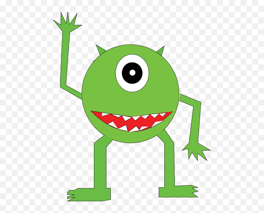 Cute Monsters Head - Clip Art Library Cute Green Monster Clipart Emoji,Monster Clipart