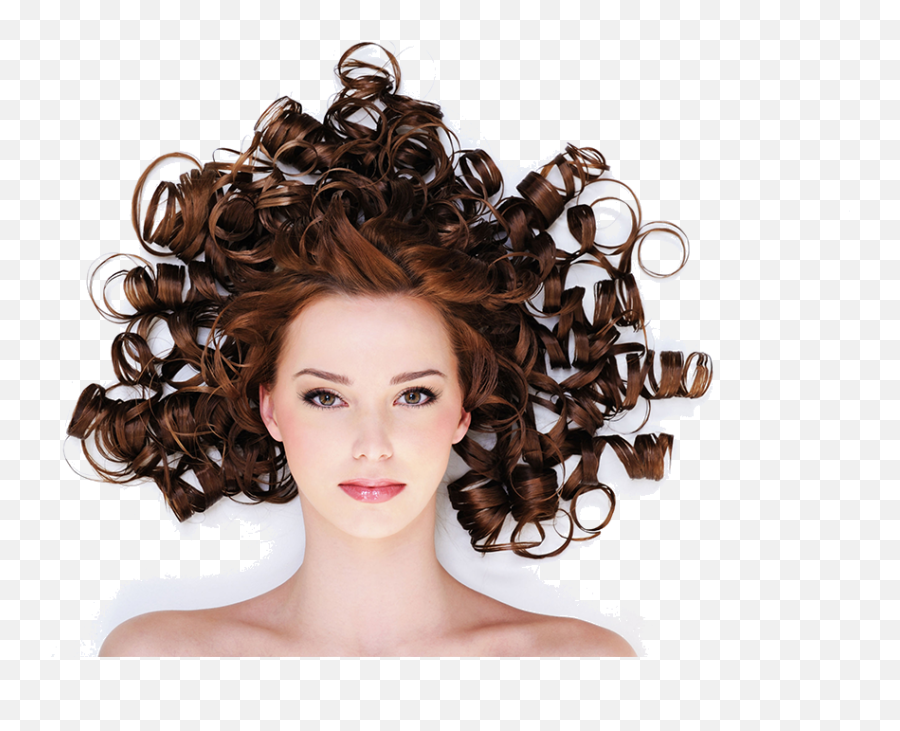 Hair Model - Curly Hair Girl Hd Emoji,Hair Model Png