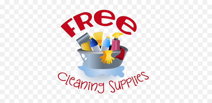 Cleaning Supplies Clipart - Cleaning Supplies Logo Free Emoji,Cleaning Clipart