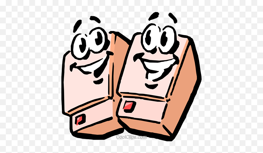 Cartoon Speakers Royalty Free Vector - Computer Speakers Animation Png Emoji,Speakers Clipart