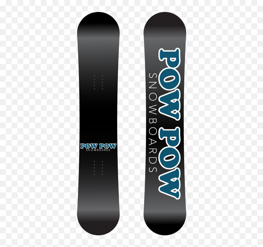 Pow Pow Logo Snowboard Emoji,Pow Logo