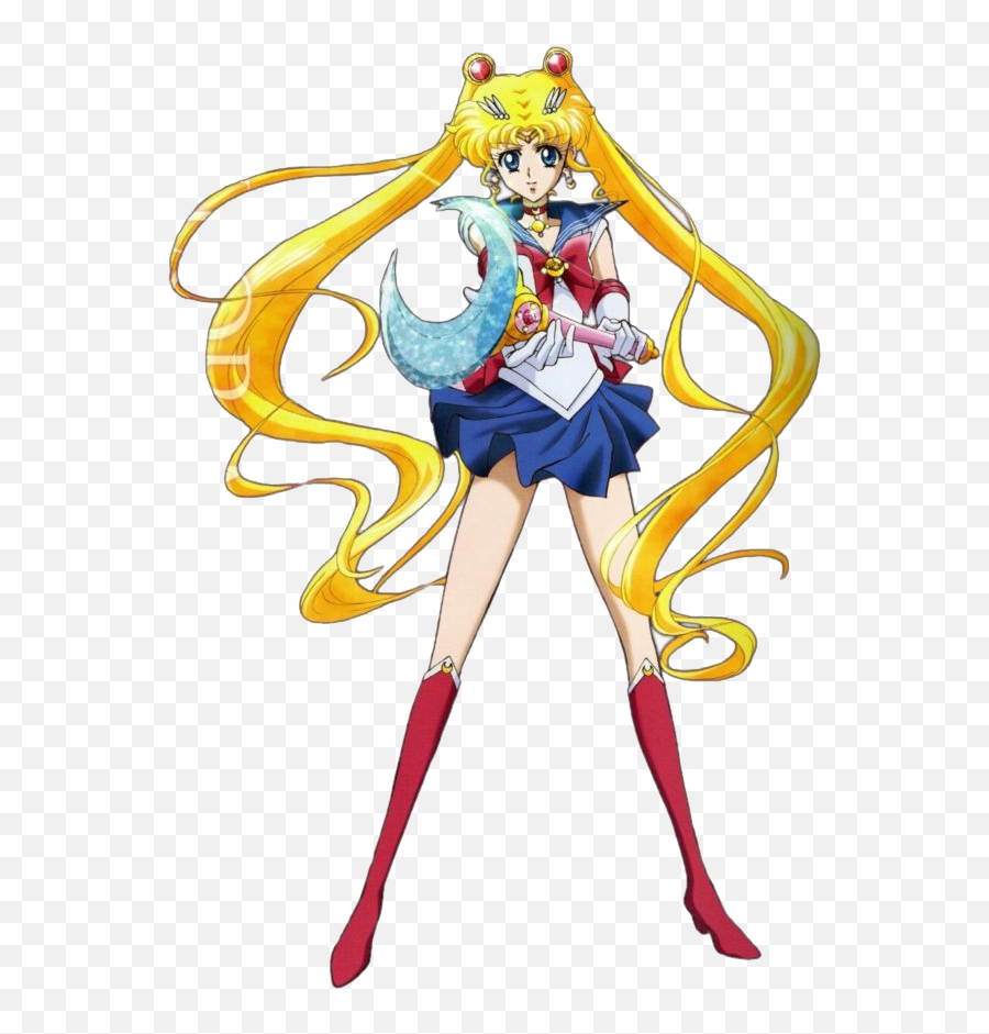 Sailor Moon Transparent - Sailor Moon Crystal Sailor Moon Render Emoji,Sailor Moon Logo