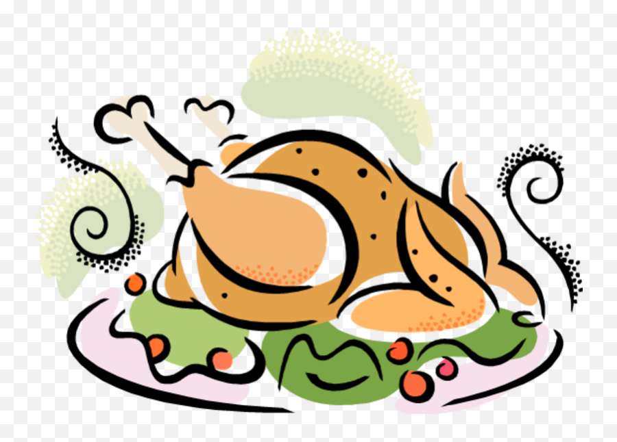 Download Community Thanksgiving Dinner - Main Dish Clip Art Emoji,Thanksgiving Dinner Png