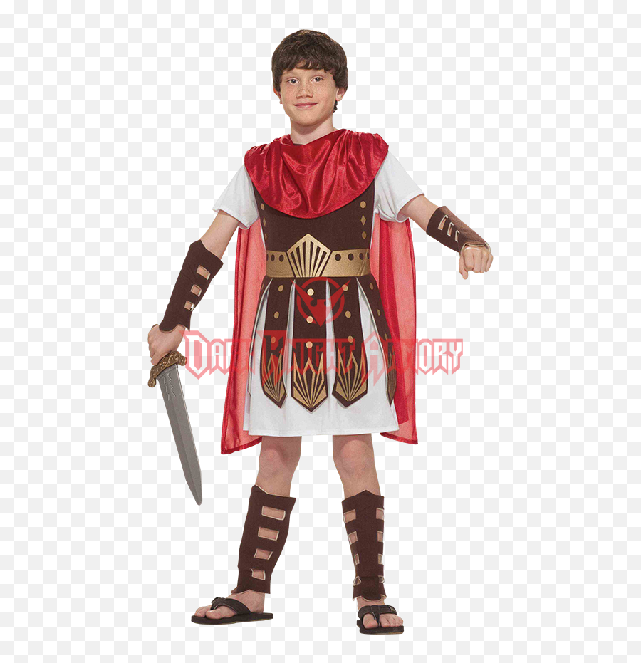 Boys Roman Warrior Costume - Fm64357 From Dark Knight Emoji,Roman Soldier Png