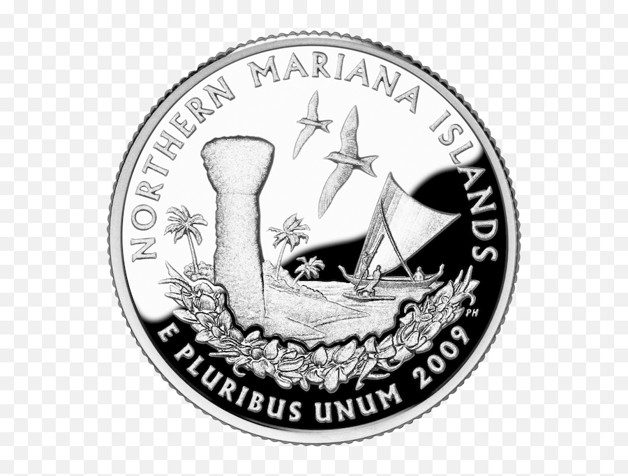 Coin Clipart Quarter Coin Quarter Transparent Free For Download - Mariana Island Quarter Emoji,Quarter Clipart