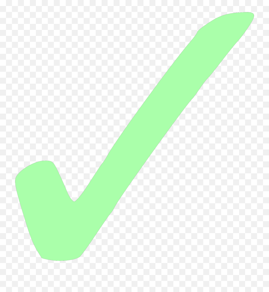 Light Green Check Mark Clip Art At - Check Mark Black Background Emoji,Check Mark Clipart