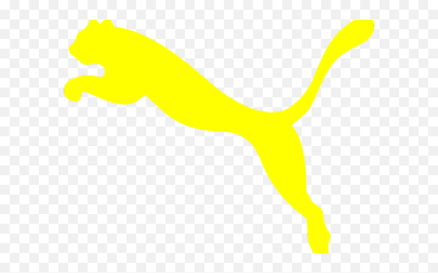 Puma Logo - Puma Logo Clipart Yellow Hd Png Download Black And Yellow Puma Logo Emoji,Puma Logo
