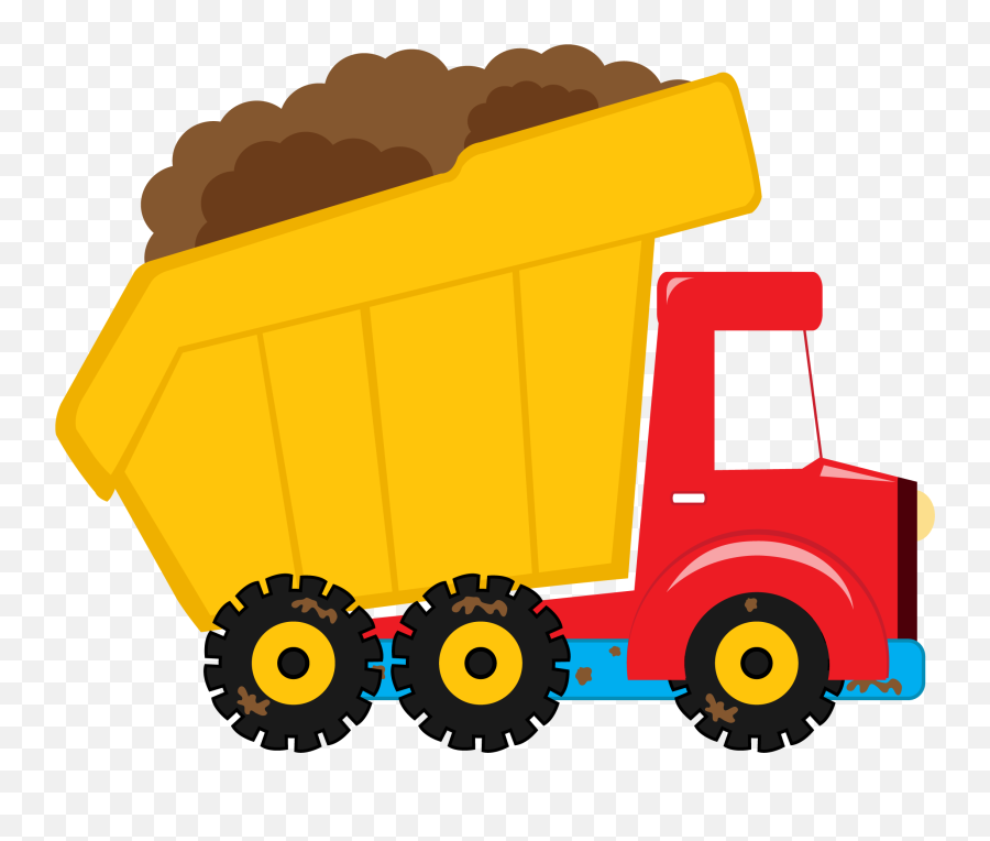 Dump Truck Clipart Png Transparent Png - Dump Truck Clipart Emoji,Dump Truck Clipart