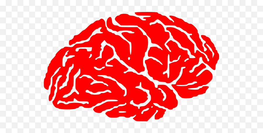 Download Brain Clipart Red - Brain Colorful Emoji,Red Clipart