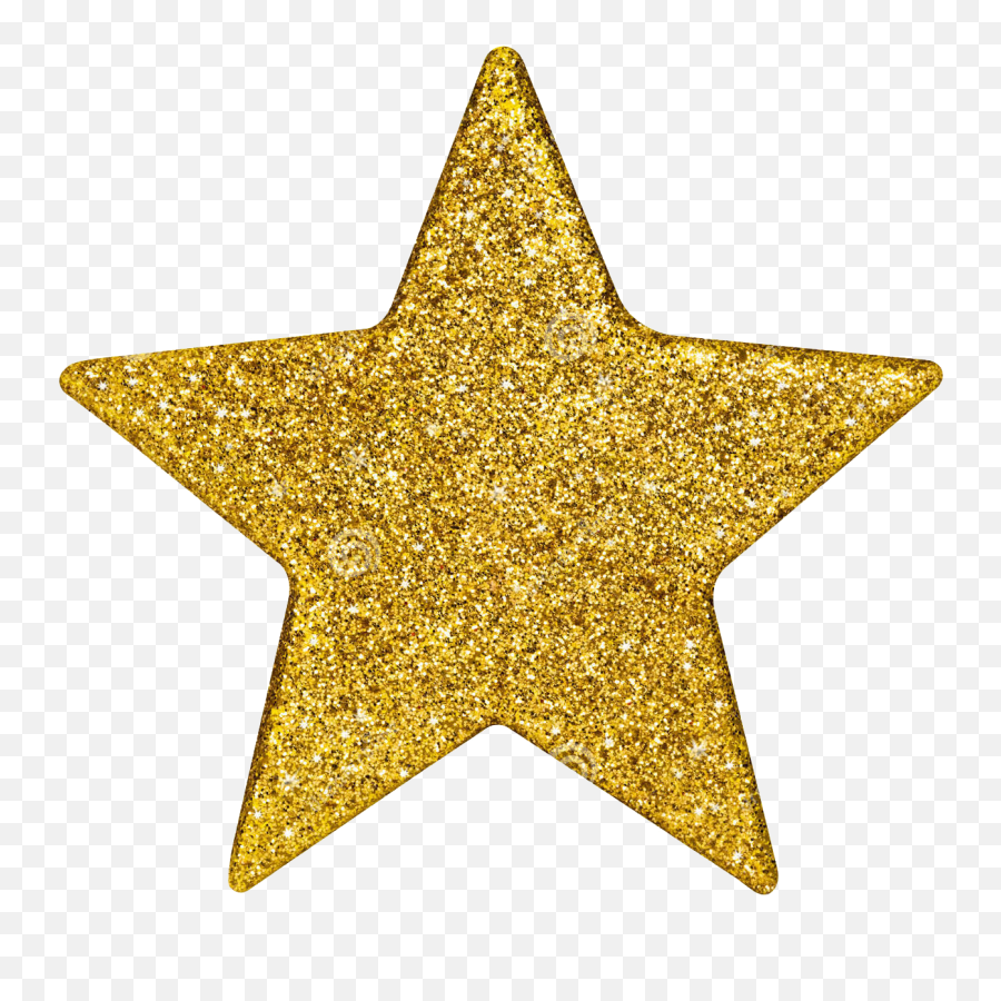 Glitter Star Png Download - Christmas Star Full Size Png Gold Glitter Star Png Emoji,Star Png